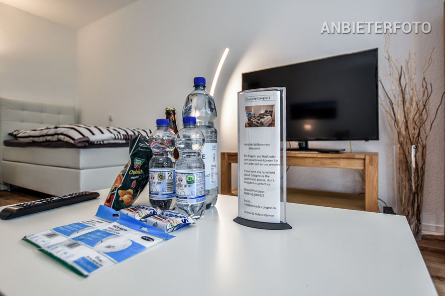 Modern möblierte Balkonwohnung der Top-Kategorie in Köln-Weiden
