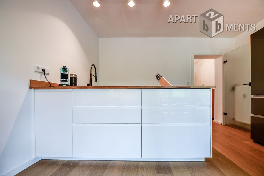 Exclusively furnished 2-room apartment in Cologne-Neustadt-North with balcony
