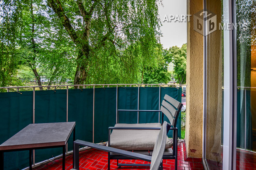 Exclusively furnished 2-room apartment in Cologne-Neustadt-North with balcony