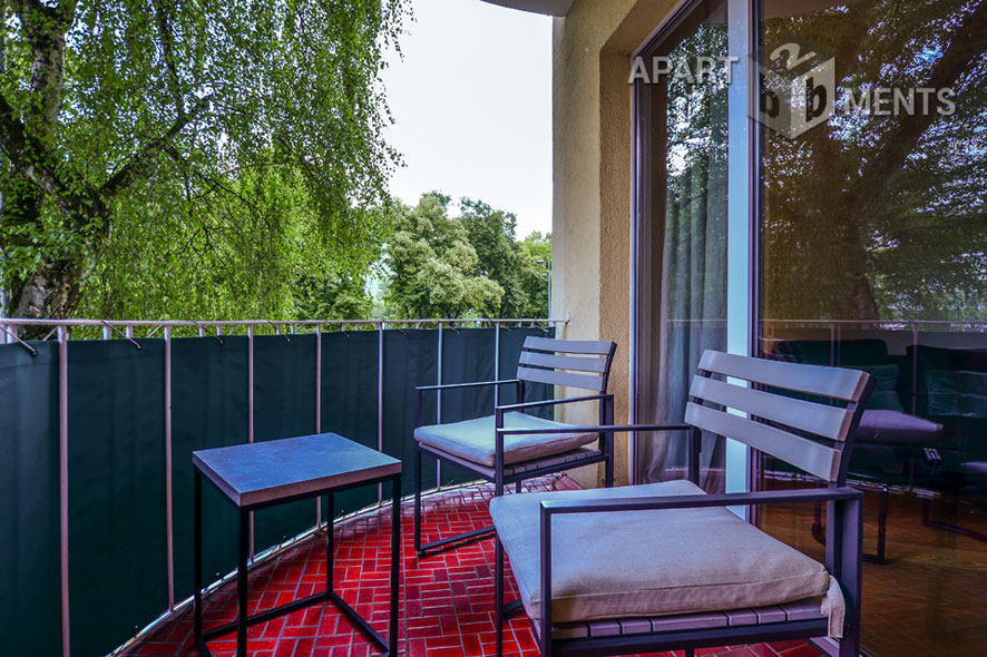 Exclusively furnished 2-room apartment in Cologne-Neustadt-North with balcony