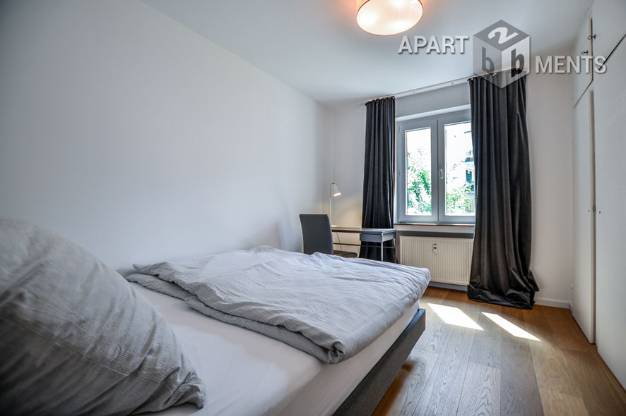 Exclusively furnished 2-room apartment in Cologne-Neustadt-North with balcony