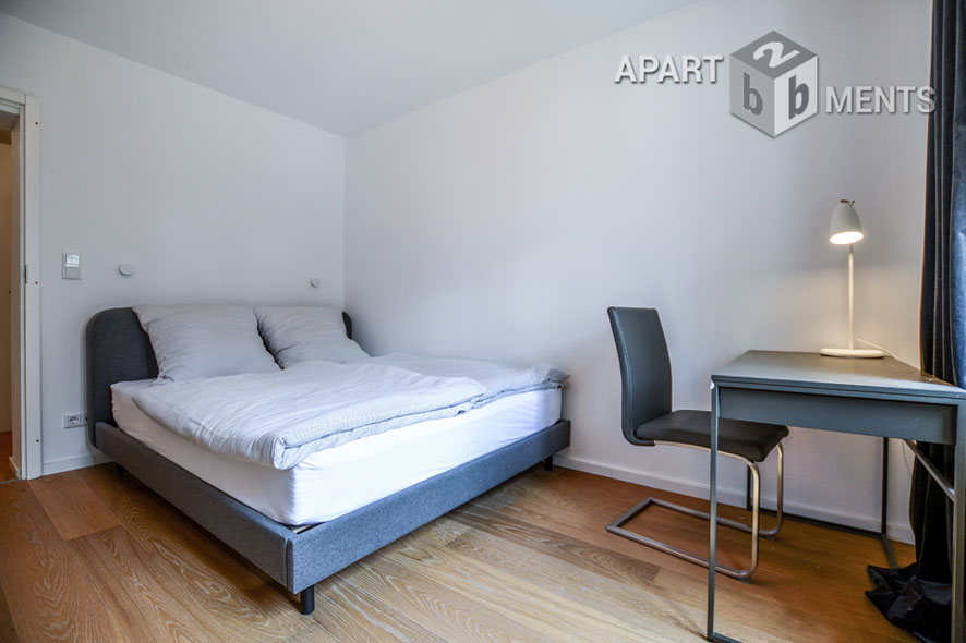 Exclusively furnished 2-room apartment in Cologne-Neustadt-North with balcony