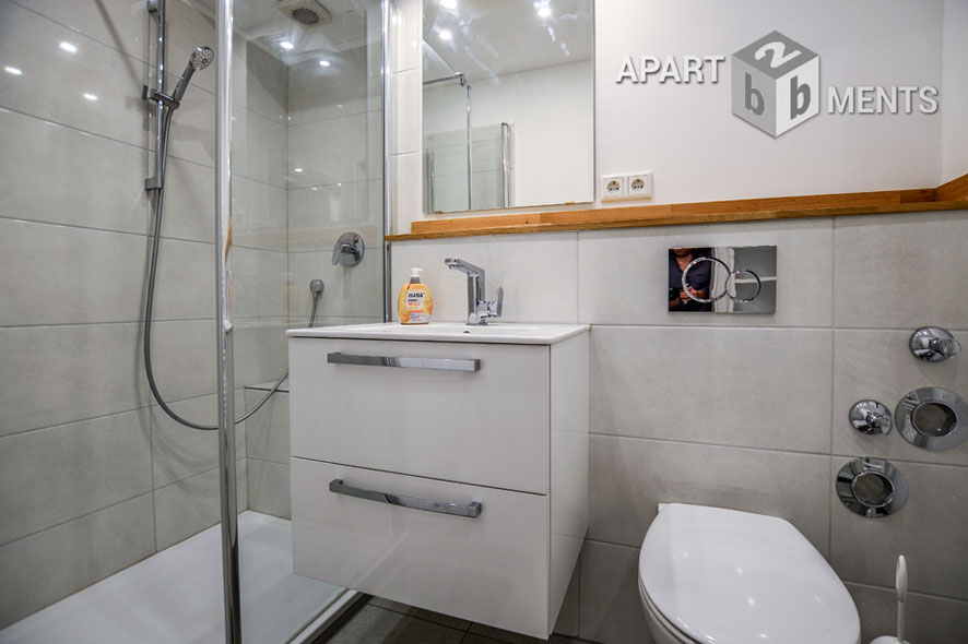 Exclusively furnished 2-room apartment in Cologne-Neustadt-North with balcony