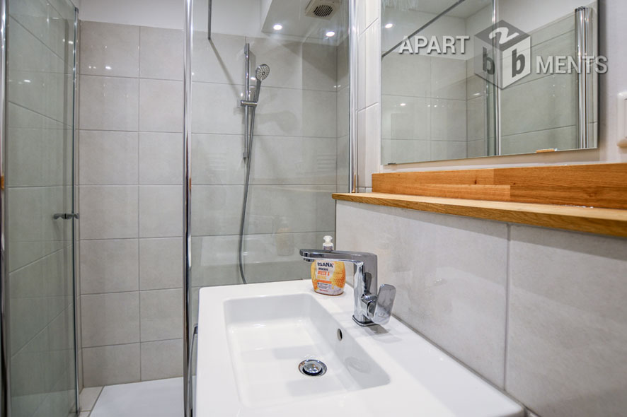 Exclusively furnished 2-room apartment in Cologne-Neustadt-North with balcony