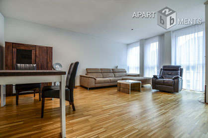 Furnished apartment with balcony in Cologne-Deutz