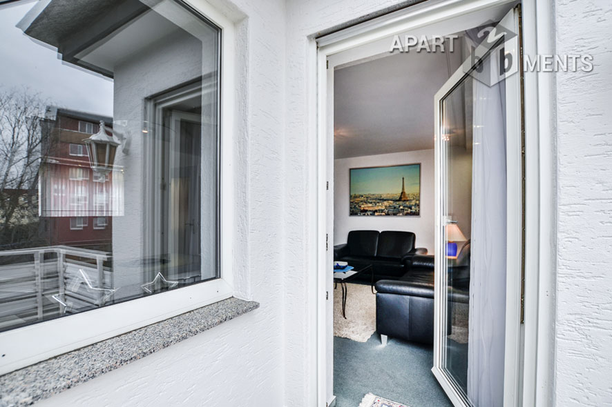 Furnished 2-room apartment with balcony in Bergisch Gladbach-Refrath