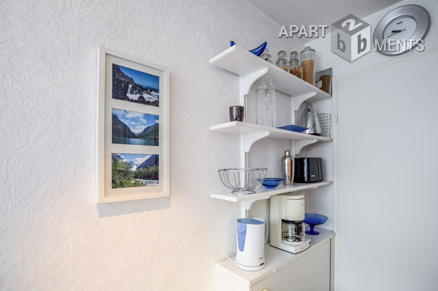 Furnished 2-room apartment with balcony in Bergisch Gladbach-Refrath