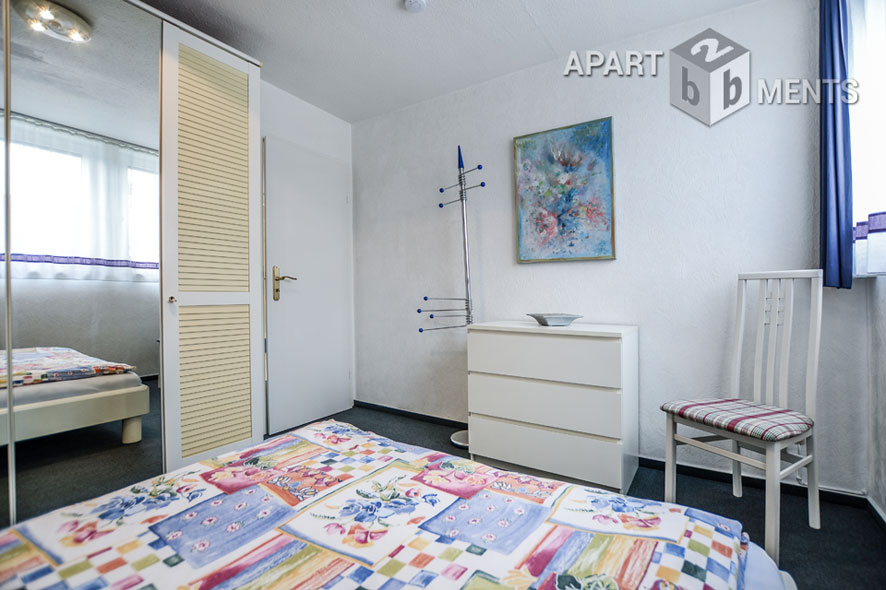 Furnished 2-room apartment with balcony in Bergisch Gladbach-Refrath