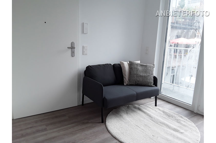 Modern möbliertes 2-Zimmer-Apartment mit kleinem Balkon in Köln-Neuehrenfeld