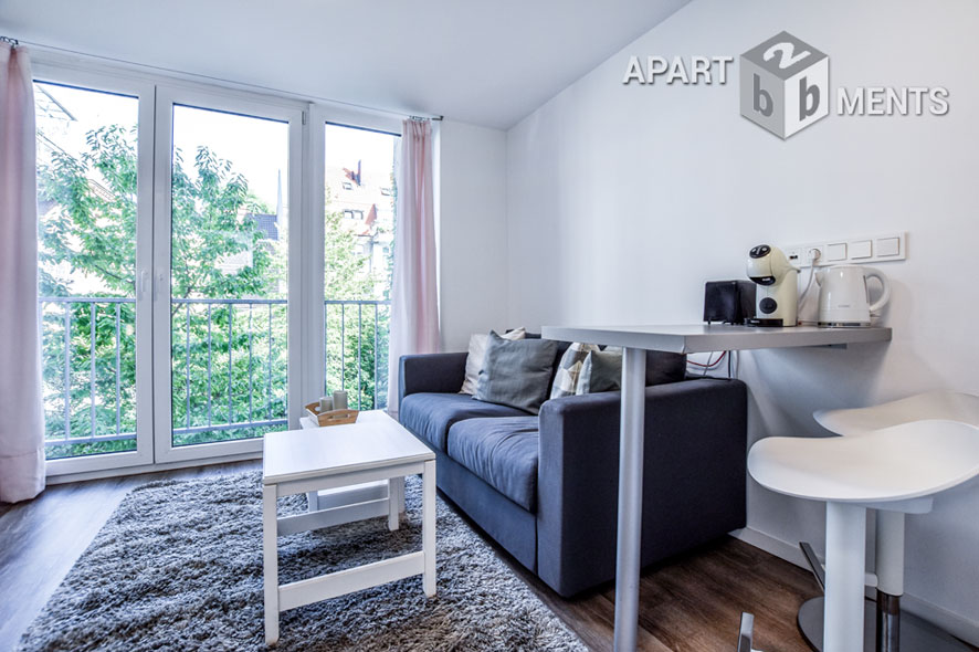 Modern furnished 2-room apartment in Cologne-Neuehrenfeld
