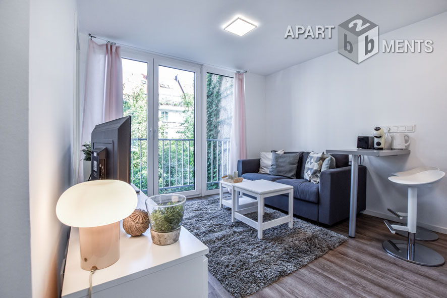 Modern furnished 2-room apartment in Cologne-Neuehrenfeld