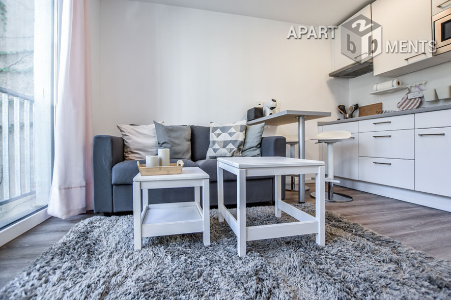 Modern furnished 2-room apartment in Cologne-Neuehrenfeld