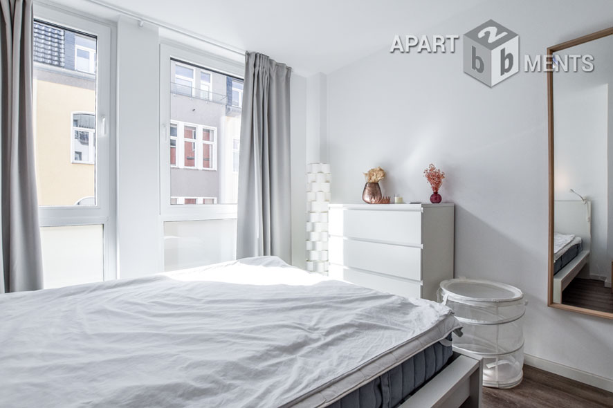 Modern furnished 2-room apartment in Cologne-Neuehrenfeld