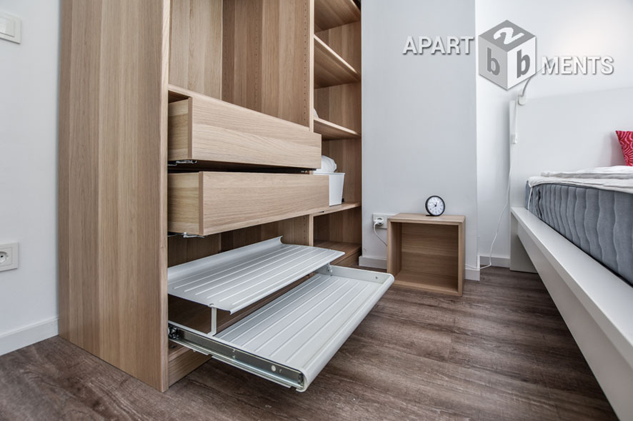 Modern furnished 2-room apartment in Cologne-Neuehrenfeld