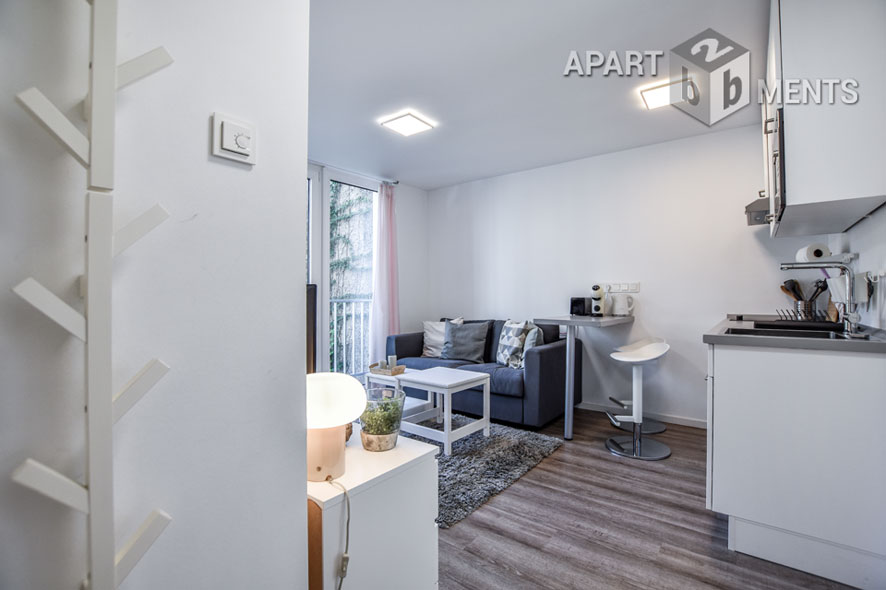 Modern furnished 2-room apartment in Cologne-Neuehrenfeld
