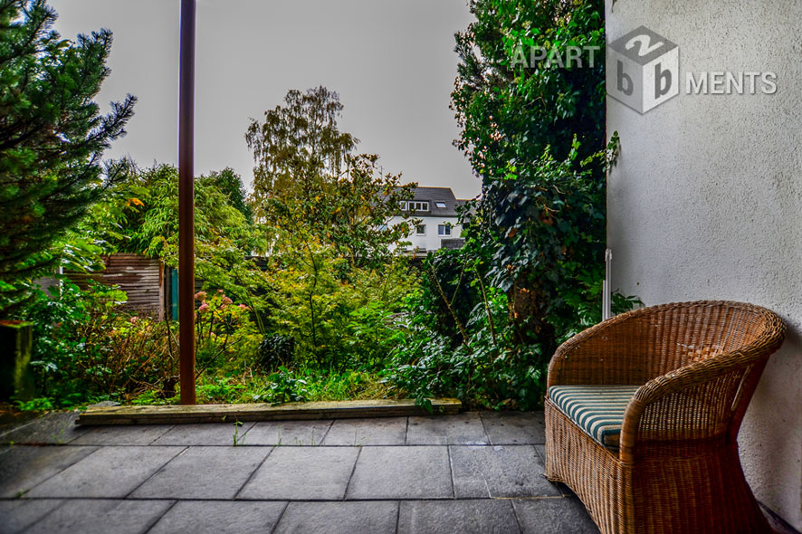 Furnished flat with terrace and garden in Bergisch Gladbach-Refrath