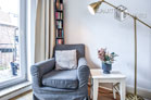 Modern furnished apartment in an historic building with southwest balcony in Cologne-Sülz