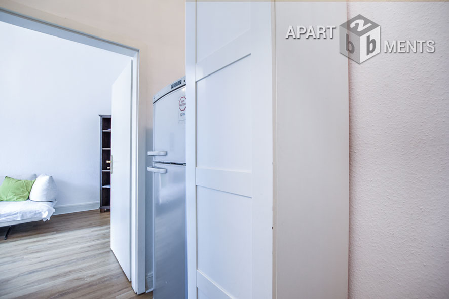 Modern furnished apartment in an historic building with southwest balcony in Cologne-Sülz