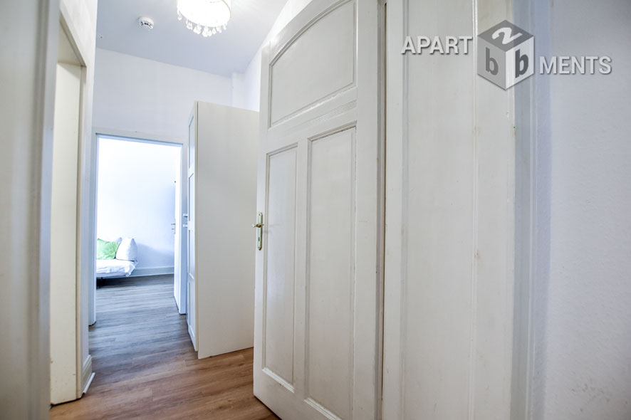 Modern furnished apartment in an historic building with southwest balcony in Cologne-Sülz