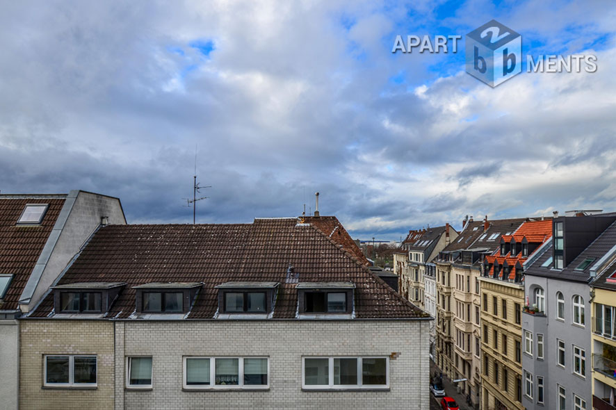 Attic loft with terrace in the Belgian Quarter in Cologne Old Town North