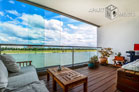 High quality furnished apartment with balcony in Rheinauhafen in Cologne-Altstadt-Süd