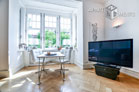 Furnished old building flat with elevator at Volksgarten in Cologne Neustadt-Süd