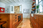 Furnished old building flat with elevator at Volksgarten in Cologne Neustadt-Süd