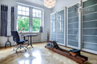 Furnished old building flat with elevator at Volksgarten in Cologne Neustadt-Süd