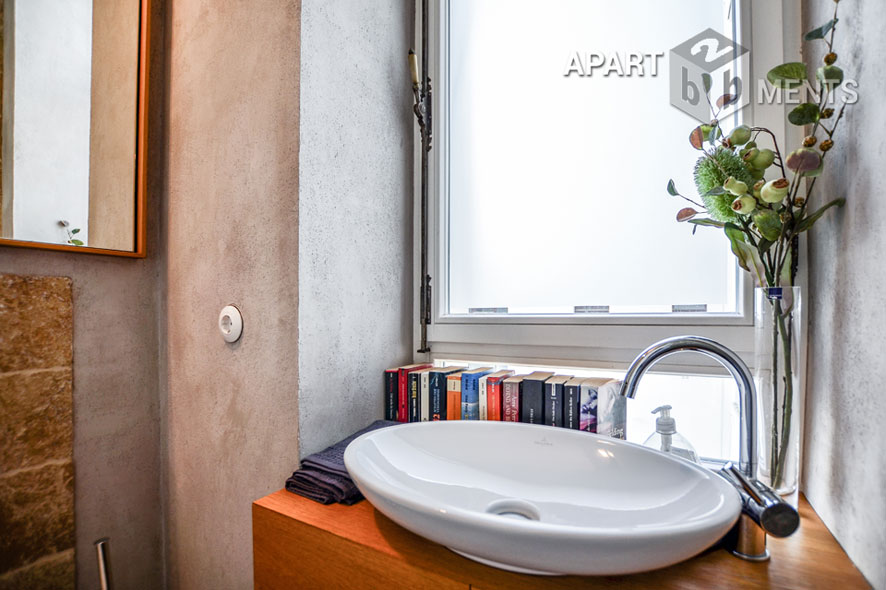 Furnished old building flat with elevator at Volksgarten in Cologne Neustadt-Süd
