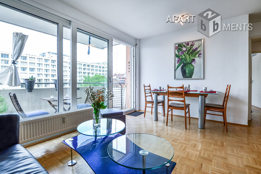 Möblierte 3-Zimmer-Wohnung in zentraler Lage in Köln-Ehrenfeld