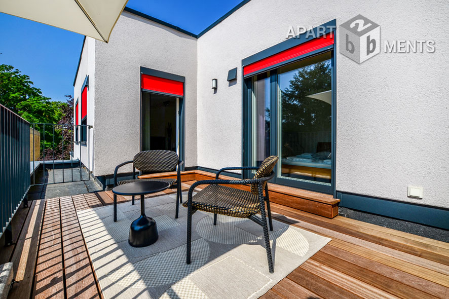 Modern furnished 2-room apartment in Cologne-Deutz