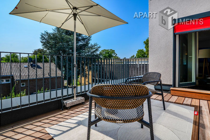 Modern furnished 2-room apartment in Cologne-Deutz