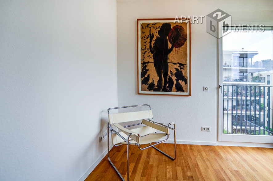 Furnished high-quality 3-room apartment with 2 bathrooms and balcony in Cologne-Lindenthal