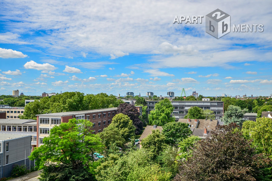 Modern furnished and quiet apartment with balcony in Cologne-Deutz