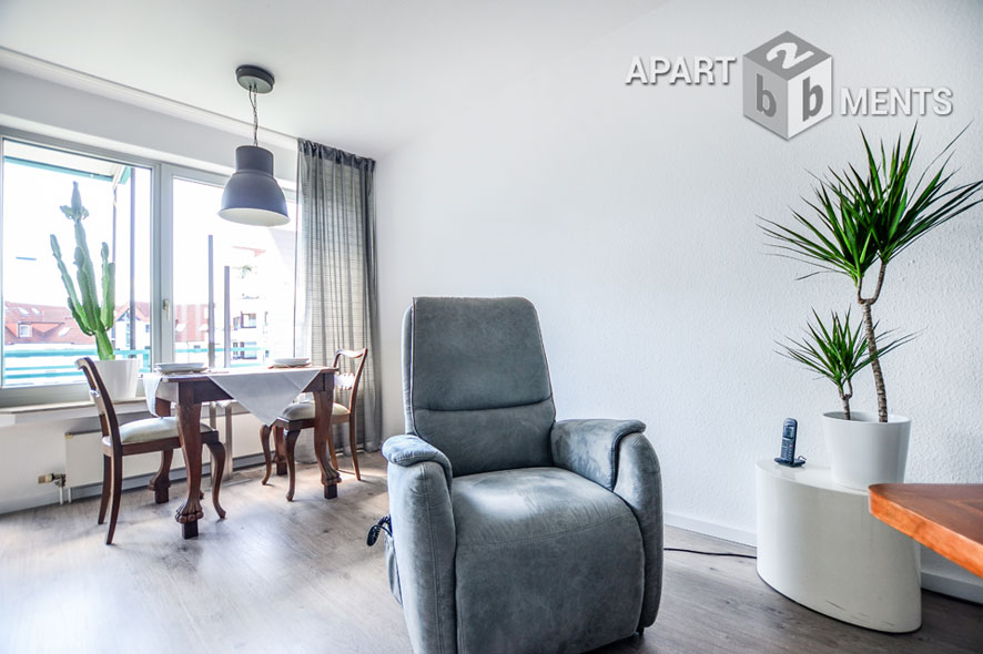 Modernly furnished 2-room-flat in central location in Cologne-Neuehrenfeld