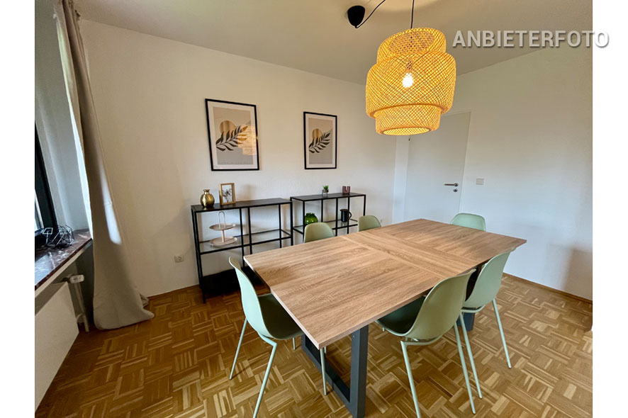 Modern and high-quality furnished 3-room apartment in Bergisch Gladbach