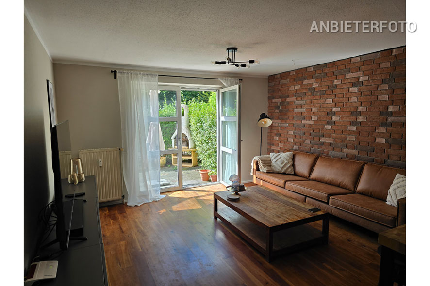 Furnished apartment with garden terrace in Cologne-Poll