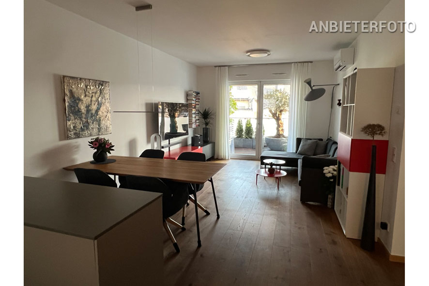 Modern möblierte Wohnung in außergewöhnlicher Wohnanlage in Köln-Altstadt-Nord