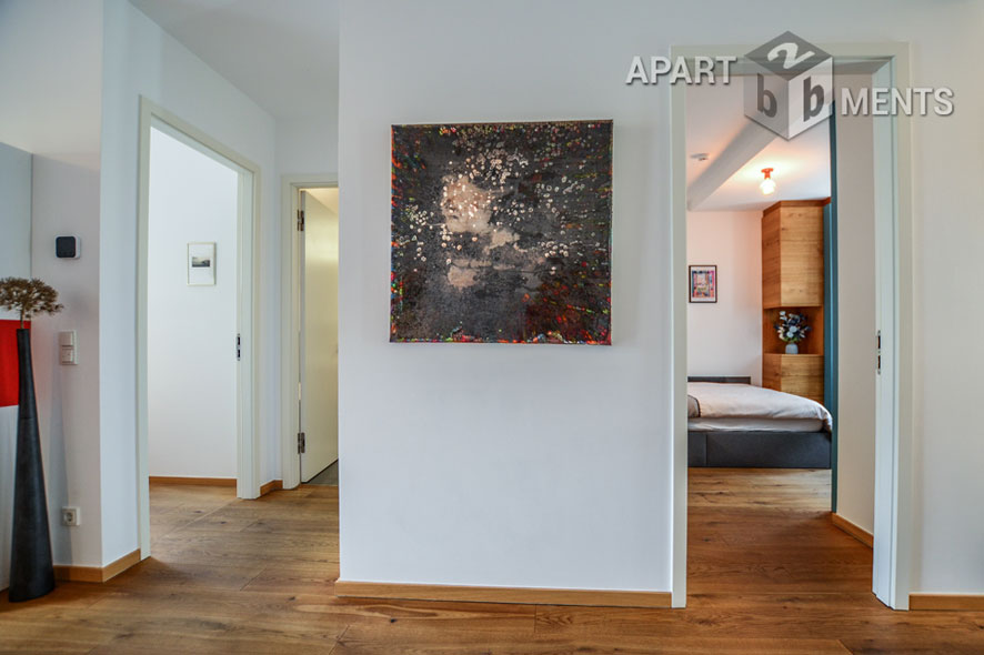 Möblierte Wohnung in außergewöhnlicher Wohnanlage in Köln-Altstadt-Nord