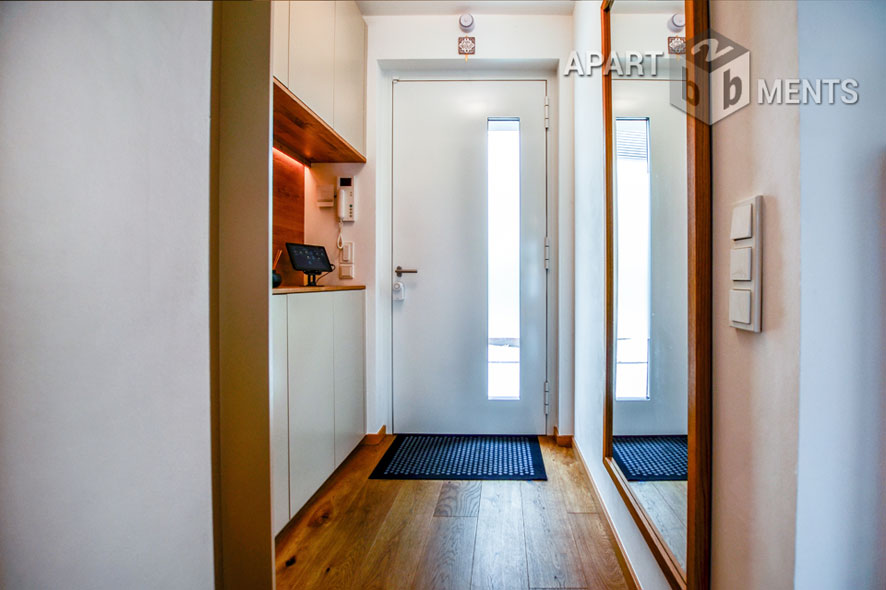 Möblierte Wohnung in außergewöhnlicher Wohnanlage in Köln-Altstadt-Nord