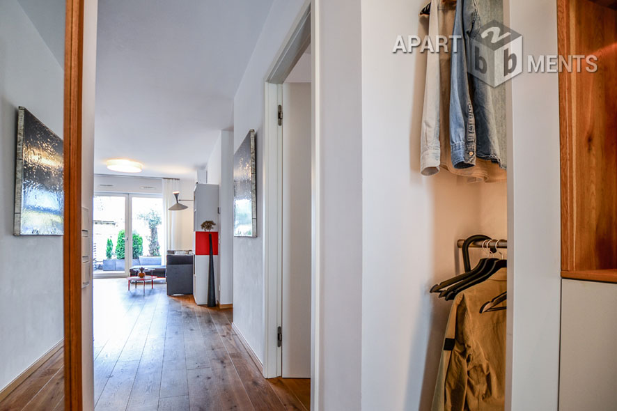 Möblierte Wohnung in außergewöhnlicher Wohnanlage in Köln-Altstadt-Nord