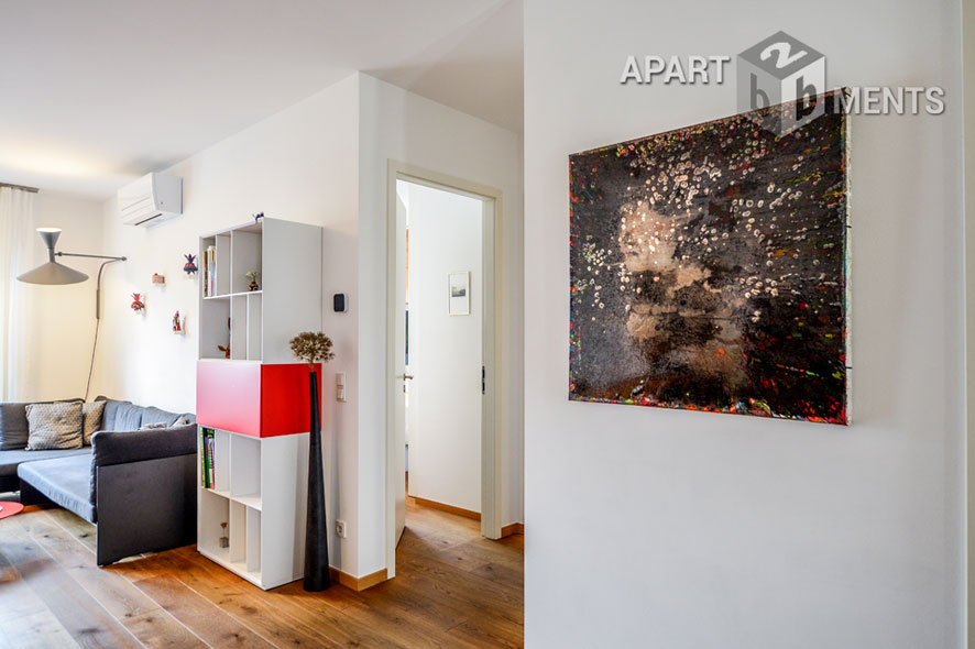 Möblierte Wohnung in außergewöhnlicher Wohnanlage in Köln-Altstadt-Nord