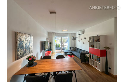 Modern möblierte Wohnung in außergewöhnlicher Wohnanlage in Köln-Altstadt-Nord
