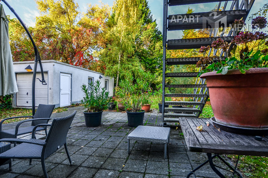 Möblierte Wohnung mit Terrasse in Köln-Riehl