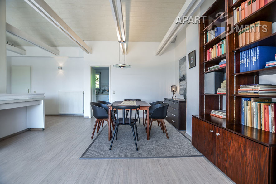 Möblierte Maisonette mit Dachterrasse im Blumenviertel in Hürth