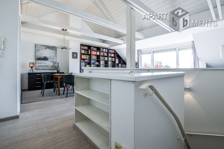 Möblierte Maisonette mit Dachterrasse im Blumenviertel in Hürth