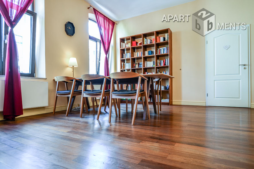 Fully furnished 2-room apartment with balcony in the Belgian Quarter in Cologne Neustadt-Nord