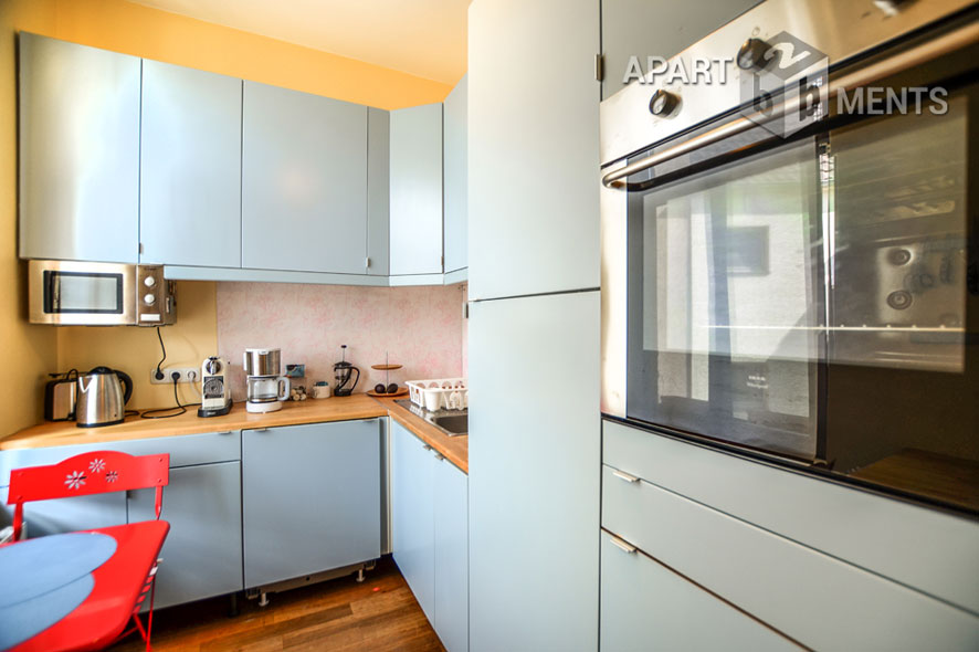 Fully furnished 2-room apartment with balcony in the Belgian Quarter in Cologne Neustadt-Nord