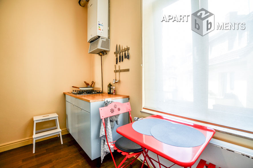 Fully furnished 2-room apartment with balcony in the Belgian Quarter in Cologne Neustadt-Nord