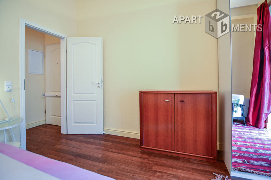 Fully furnished 2-room apartment with balcony in the Belgian Quarter in Cologne Neustadt-Nord
